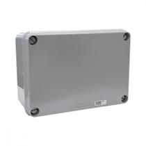 Caixa Passagem Pvc Steck 17Cmx14,5Cmx9Cm Sobrepor Cinza Ip55 - Sex-171