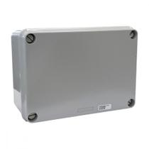 Caixa Passagem Pvc Steck 23,4Cm X 17,4Cm Sobrepor Cinza Ip55 - Sex-231 Caixa Passagem Pvc Steck 23,4Cm X 17,4Cm Sobrepor Cinza Ip55 - Sex-231