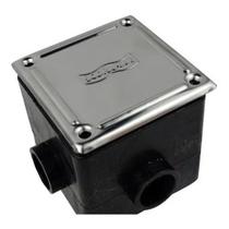 Caixa Passagem Refletor Piscinas Tampa Inox Sodramar