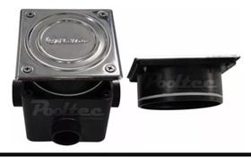 Caixa Passagem Tampa Inox Para Piscinas