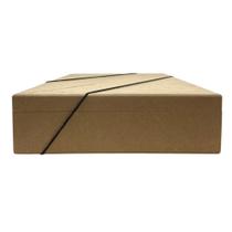 Caixa Pasta Porta Documentos Articulada 36x26x08 Em MDF