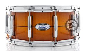 Caixa Pearl Masters MCT Maple Complete Almond Red Stripe 14x6,5 Thin Shell EvenPly-Six