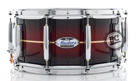 Caixa Pearl Masters MCT Maple Complete Banded RedBurst 14x6,5 Thin Shell EvenPly-Six