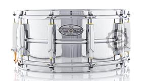 Caixa Pearl Sensitone Elite Series Beaded Seamless Steel Shell 14x6,5 STH1465S com Pele Remo Top USA