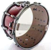 Caixa Pearl Session Studio Select Antique Crimson Burst 14x8 Casco Fino Híbrido em Mogno e Birch