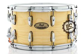 Caixa Pearl Session Studio Select Gloss Natural Birch 14x8 Casco Fino Híbrido em Mogno e Birch