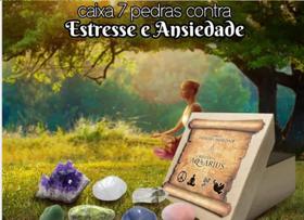 Caixa Pedras Para Ansiedade e Estresse - Cristais Aquarius