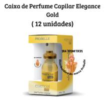 Caixa Perfume Capilar Elegance Gold 12x17ml Probelle - Probelle