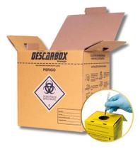 Caixa Perfuro Cortante 7 Litros Descarbox Para Descarte 1uni