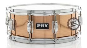 Caixa PHX Music Instrumentos Brushed Bronze 14x5,5 com 10 Afinações e Casco em Basswood