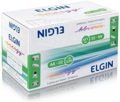 Caixa Pilha Alcalina Aaa Elgin Com 10 Blisters Com 2 Pilhas
