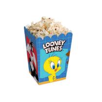 Caixa Pipoca PP Looney Tunes - 10 Unidades - Cromus - Rizzo