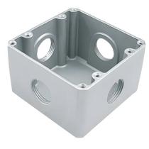 Caixa piso 4x4 alta 3/4 metal