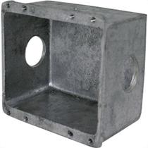 Caixa Piso 4X4 Aluminio Alta 3/4 2Saidas Caixa Piso 4X4 Aluminio Alta 3/4 2Saidas