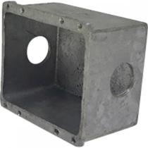 Caixa Piso 4X4 Aluminio Alta 3/4 4Saidas
