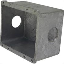 Caixa Piso 4X4 Aluminio Alta 3/4 4Saidas