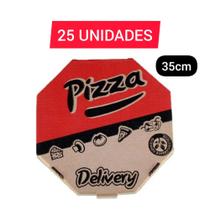 Caixa Pizza Delivery Papelão 35cm - Fardo com 25 unidades