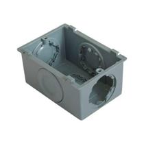 Caixa Plastibox Cinza Escuro Tramontina - 94x64x48mm - 3 Bitolas 1-2, 3-4 E 1