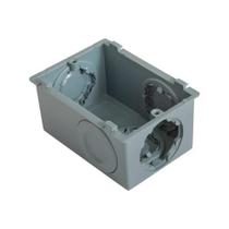 Caixa Plastibox "L" Cinza Escuro Tramontina - 94x64x48mm - 3 Bitolas 1/2", 3/4" e 1" Caixa Plastibox "L" Cinza Escuro Tramontina - 94x64x48mm - 3 Bitolas 1/2", 3/4" e 1"