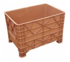 Caixa Plástica 370L Empilháveis.