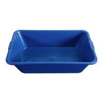 Caixa Plástica Afort para Massa/Pintura 20L Azul 57x38x15cm