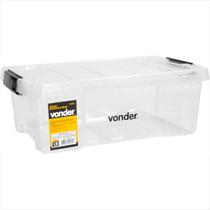 Caixa plástica/baú transparente CBV 010 - Vonder