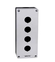 Caixa plastica bx1 - 4 furos cz vazia sibratec Caixa plastica bx1 - 4 furos cz vazia sibratec