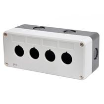 Caixa Plastica de Sobrepor Para Botoeira 22,5mm 4 Postos JNG Caixa Plastica de Sobrepor Para Botoeira 22,5mm 4 Postos JNG