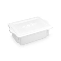 Caixa Plástica Empilhavel 10 Litros Com Tampa Branca Plasvale Caixa Plástica Empilhavel 10 Litros Com Tampa Branca Plasvale