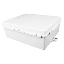 Caixa Plastica Hermética Grande Master 38,5 x 31,5 x 14cm Branca