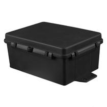 Caixa Plástica Hermética Multiuso para Poste Wifi Baby Preta