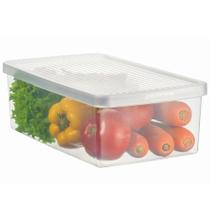 Caixa Plástica M Conservar Frutas Saladas Geladeira Ordene