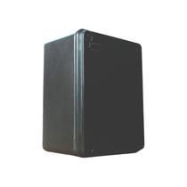 Caixa plástica módulo 155x115x80mm preto