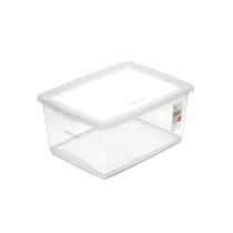 Caixa Plastica Multiuso Cristal 15L 30X41X18,6 C/Trava