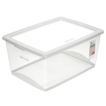 Caixa Plastica Multiuso Cristal 60L 63X41X30,5 C/Trava Caixa Plastica Multiuso Cristal 60L 63X41X30,5 C/Trava