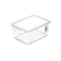 Caixa Plastica Multiuso Cristal 7,5L 23,5X32,5X15 Trav
