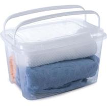 Caixa Plastica Multiuso Gran Box Alta Alça/Trava 10,7L