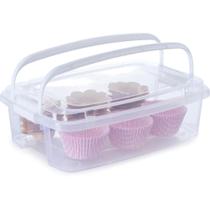 Caixa Plástica Multiuso GRAN BOX Baixa com ALÇA e Trava 5 Litros