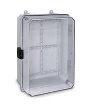Caixa Plástica Multiuso Média com Tampa Transparente - C280x180x140mm Com Fecho Caixa Plástica Multiuso Média com Tampa Transparente - C280x180x140mm Com Fecho