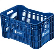 Caixa Plastica Multiuso Mercado/Agricola Caixaplast 31X55X36 Azul 31Tasaz
