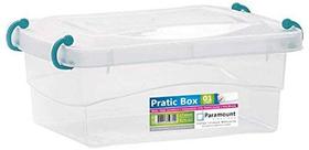 Caixa Plastica Multiuso Pratic Box 1L 18X13X7Cm