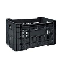 Caixa Plástica Multiuso Vazada 56x36x31cm Preta Arqplast Caixa Plástica Multiuso Vazada 56x36x31cm Preta Arqplast
