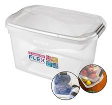 Caixa Plastica Organizador Tampa E Trava 29 Litros Sanremo