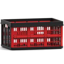 Caixa Plástica Organizadora com 45 Litros Dobrável 54x38 cm Grande Caixa Plástica Organizadora com 45 Litros Dobrável 54x38 cm Grande