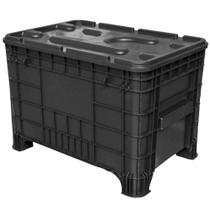 Caixa plástica organizadora container 372 litros com tampa - 14945 Caixa plástica organizadora container 372 litros com tampa - 14945