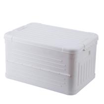 Caixa Plástica Organizadora Dobravel Multiuso Grande 30L Cor:Branco