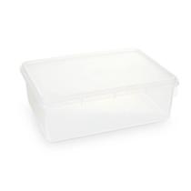Caixa Plástica Organizadora Empilhável E Hermética Com Tampa 11l Plasvale - Transparente Caixa Plástica Organizadora Empilhável E Hermética Com Tampa 11l Plasvale - Transparente