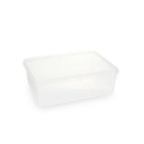 Caixa Plástica Organizadora Empilhável E Hermética Com Tampa 6,5l - 32,5x21,8x11,2cm (cxlxa) Branco Caixa Plástica Organizadora Empilhável E Hermética Com Tampa 6,5l - 32,5x21,8x11,2cm (cxlxa) Branco