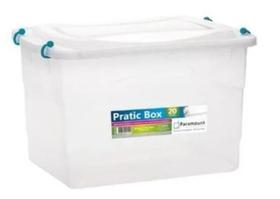 Caixa Plástica Organizadora Multiuso Pratic Box 20L Paramount