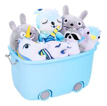 Caixa Plástica Para Bonecas, Livros, Carrinhos E Lego 30l